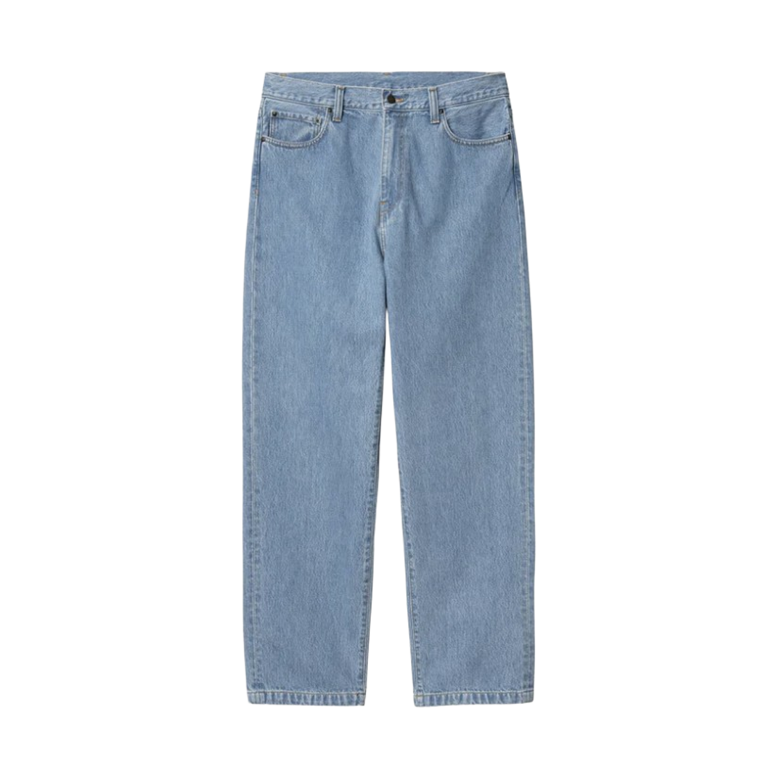 I034237-01-12 Carhartt WIP Aaron Denim Pants Blue Stone Bleached