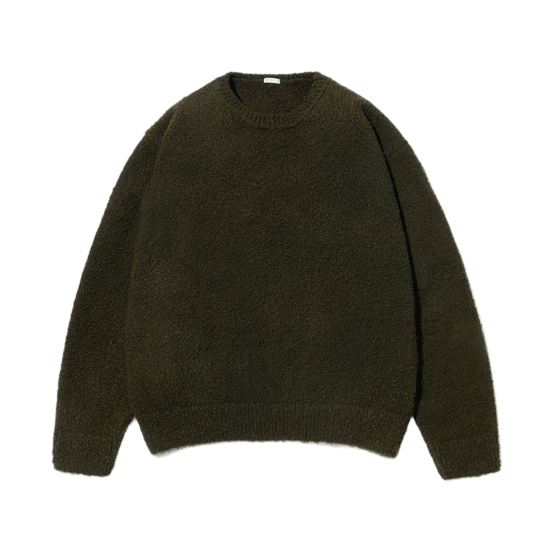 아프레쎄 캐시미어 몰 얀 풀오버 스웨터 카키 - 25FW(A.Presse Cashmere Mole Yarn Pullover Sweater Khaki - 25FW) - 1