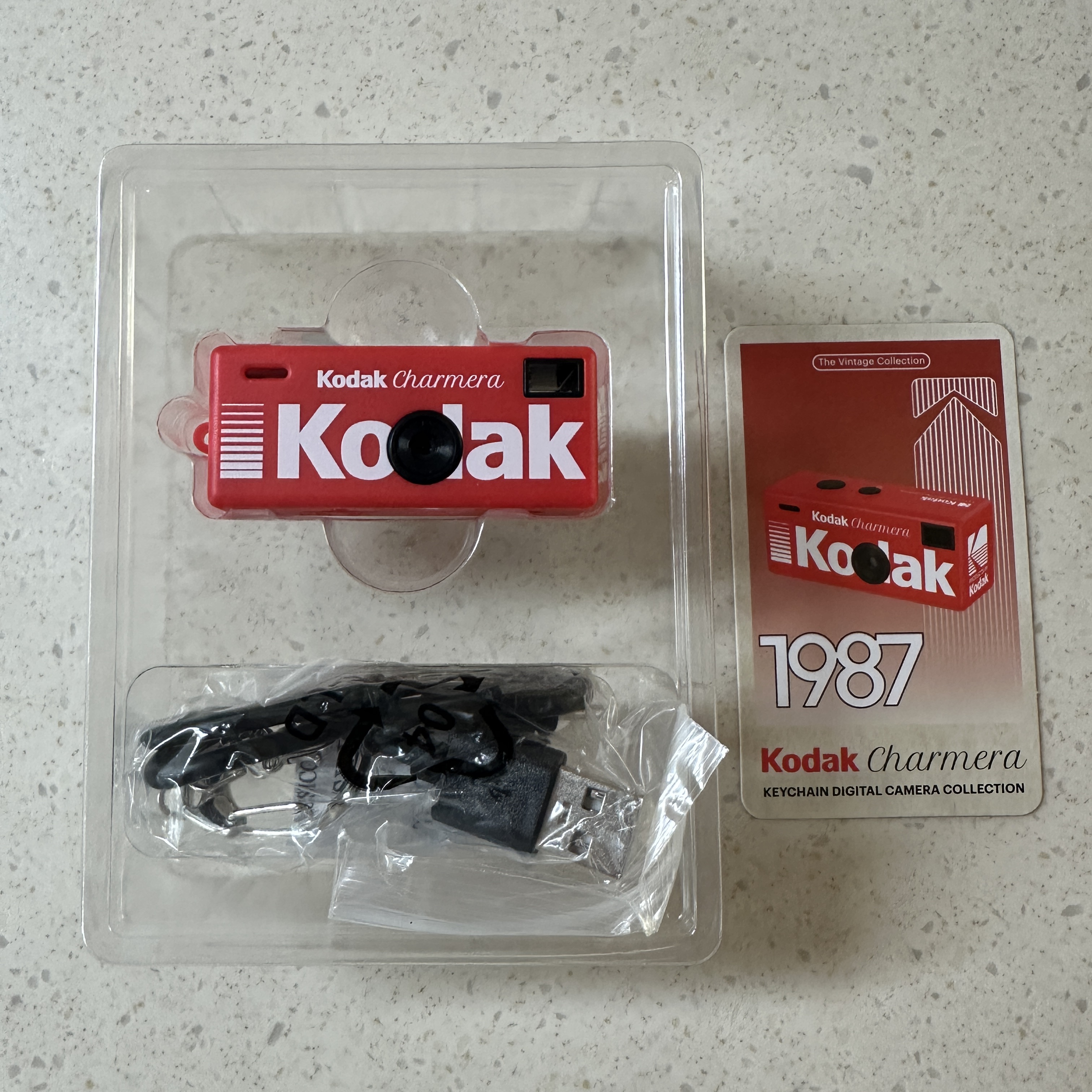 Kodak Charmera Key Chain Film Camera Sealed Case (1 Blind Box) 착용 스타일 - 2