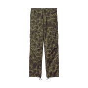 Carhartt WIP Duck Camo Cargo Pants Green Office Green Garment Dyed
