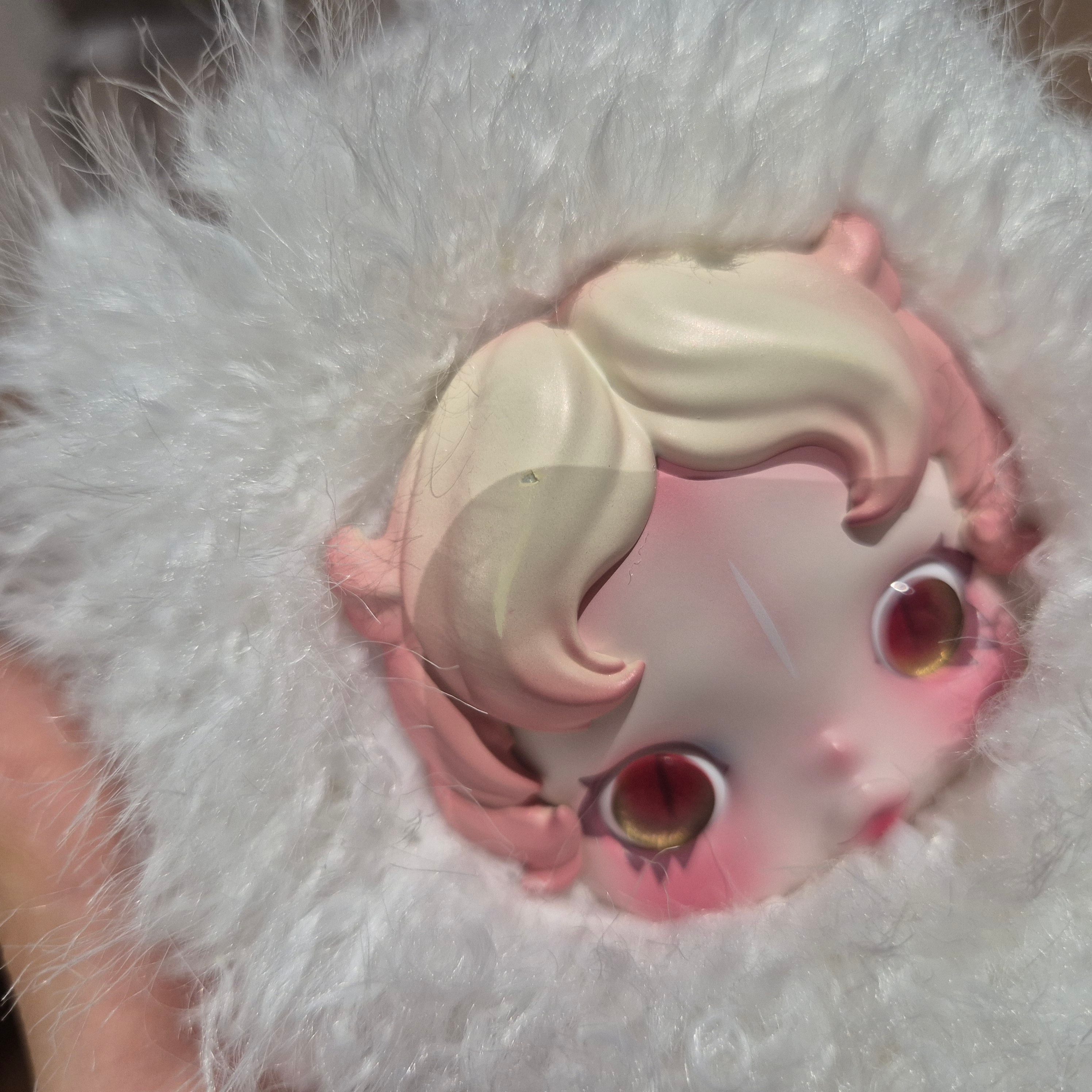 Pop Mart Skullpanda You Found Me ! Series Plush Doll Pendant Ghostie (Opened Case) 착용 스타일 - 2
