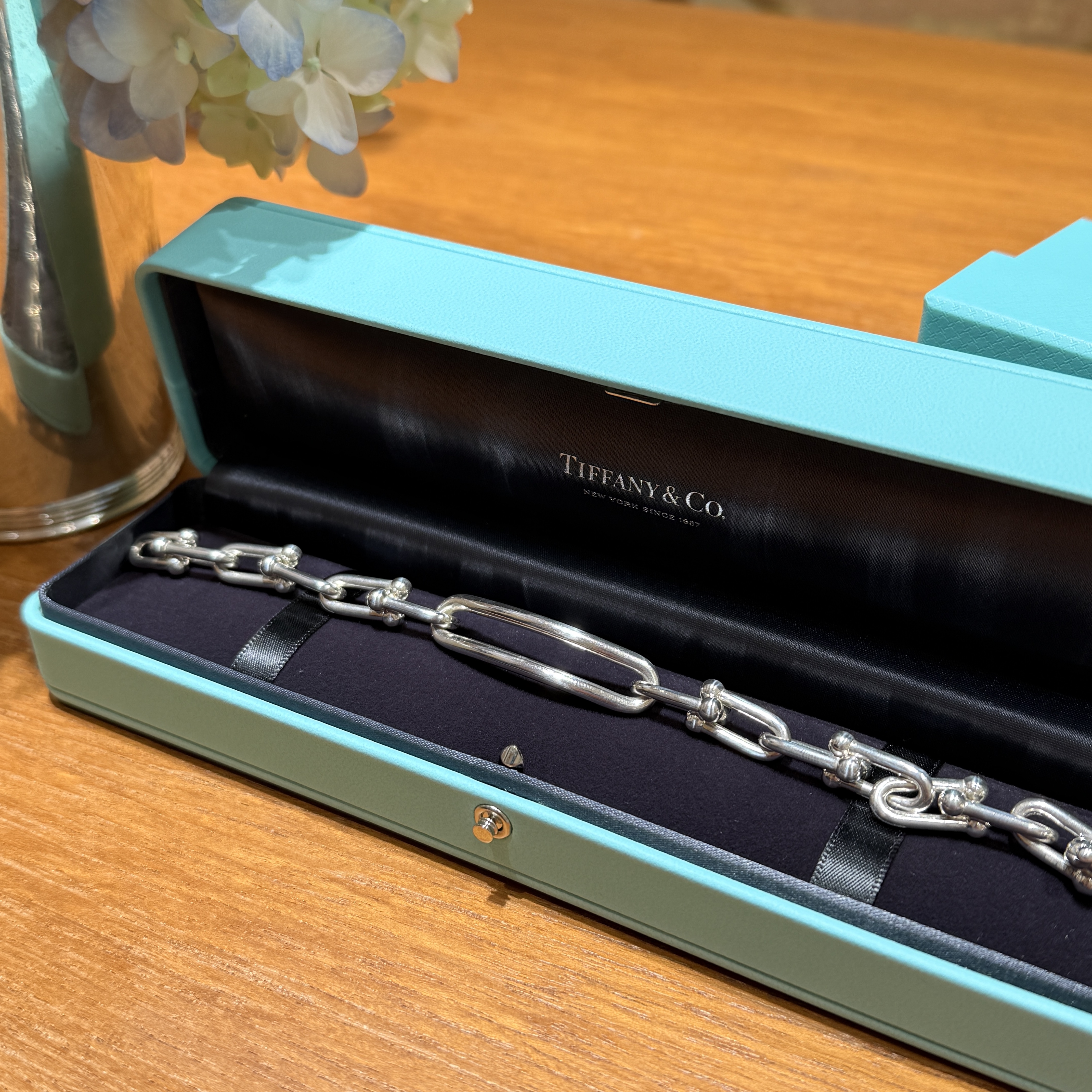 Tiffany & Co. Tiffany Hardwear Link Bracelet Silver 착용 스타일