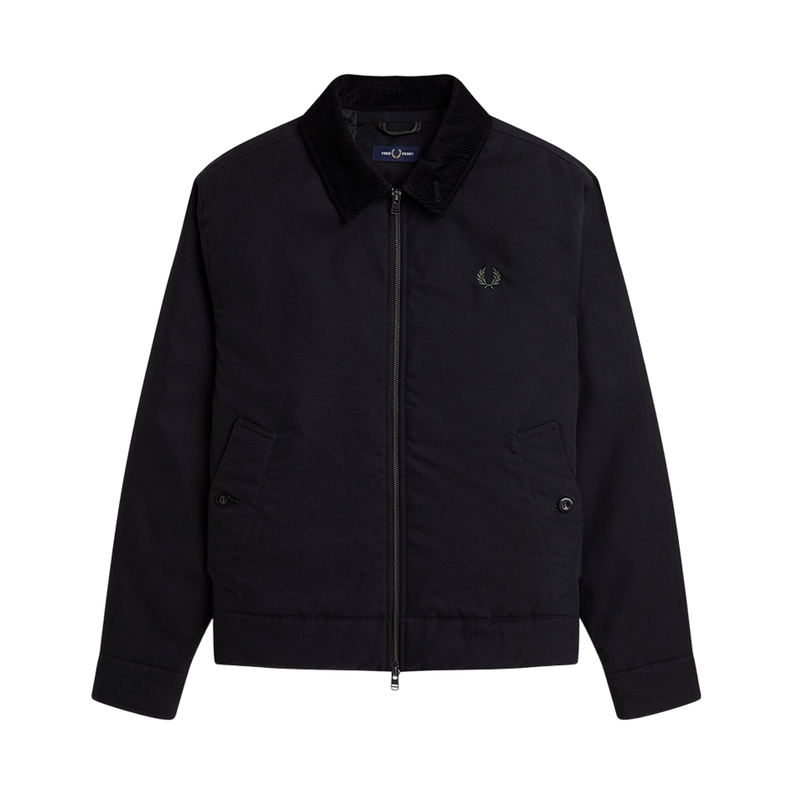 AFPM2538535-184 Fred Perry The Caban Jacket Black