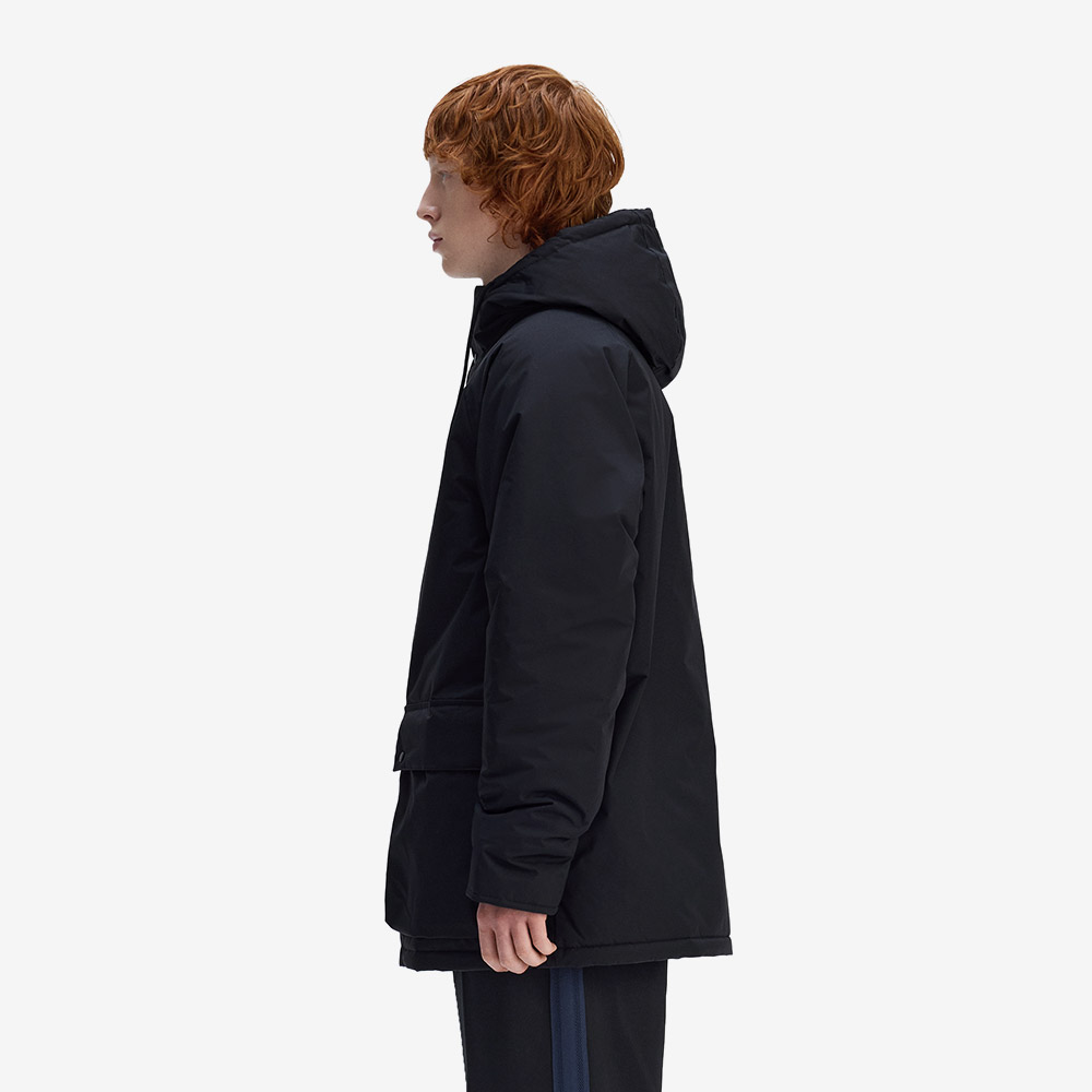 프레드 페리 패디드 집 스루 재킷 블랙(Fred Perry Padded Zip Through Jacket Black) - 2