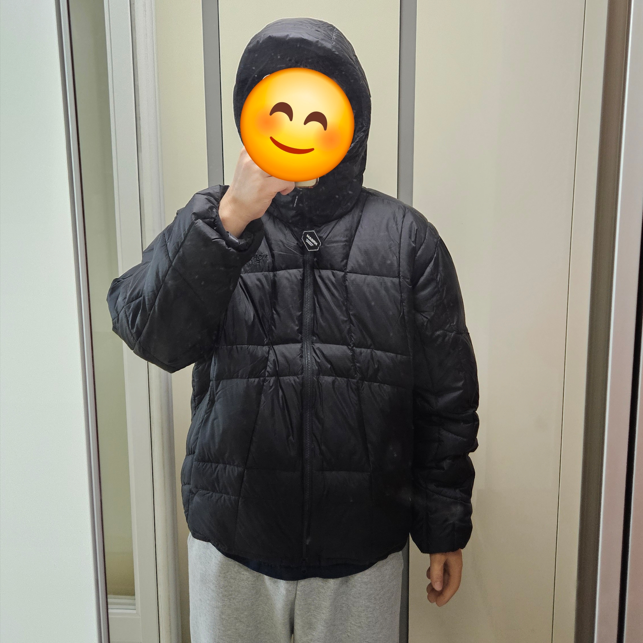 The North Face Wave LT On Jacket Black -25FW 착용 스타일