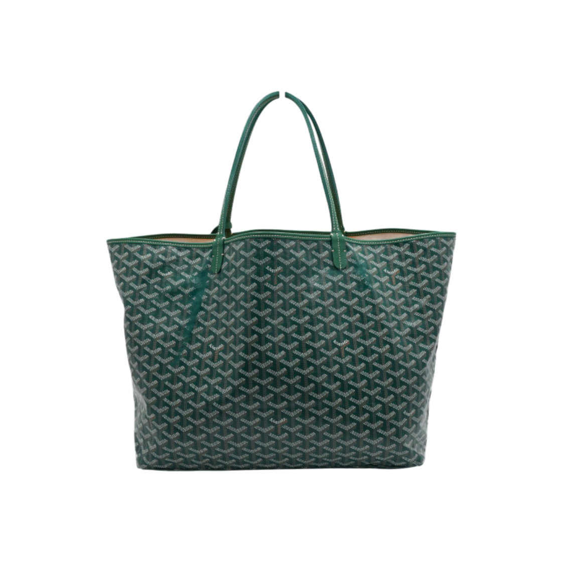 IT2OUI8C6MTI Goyard Saint Louis GM Green Shopper Tote Bag