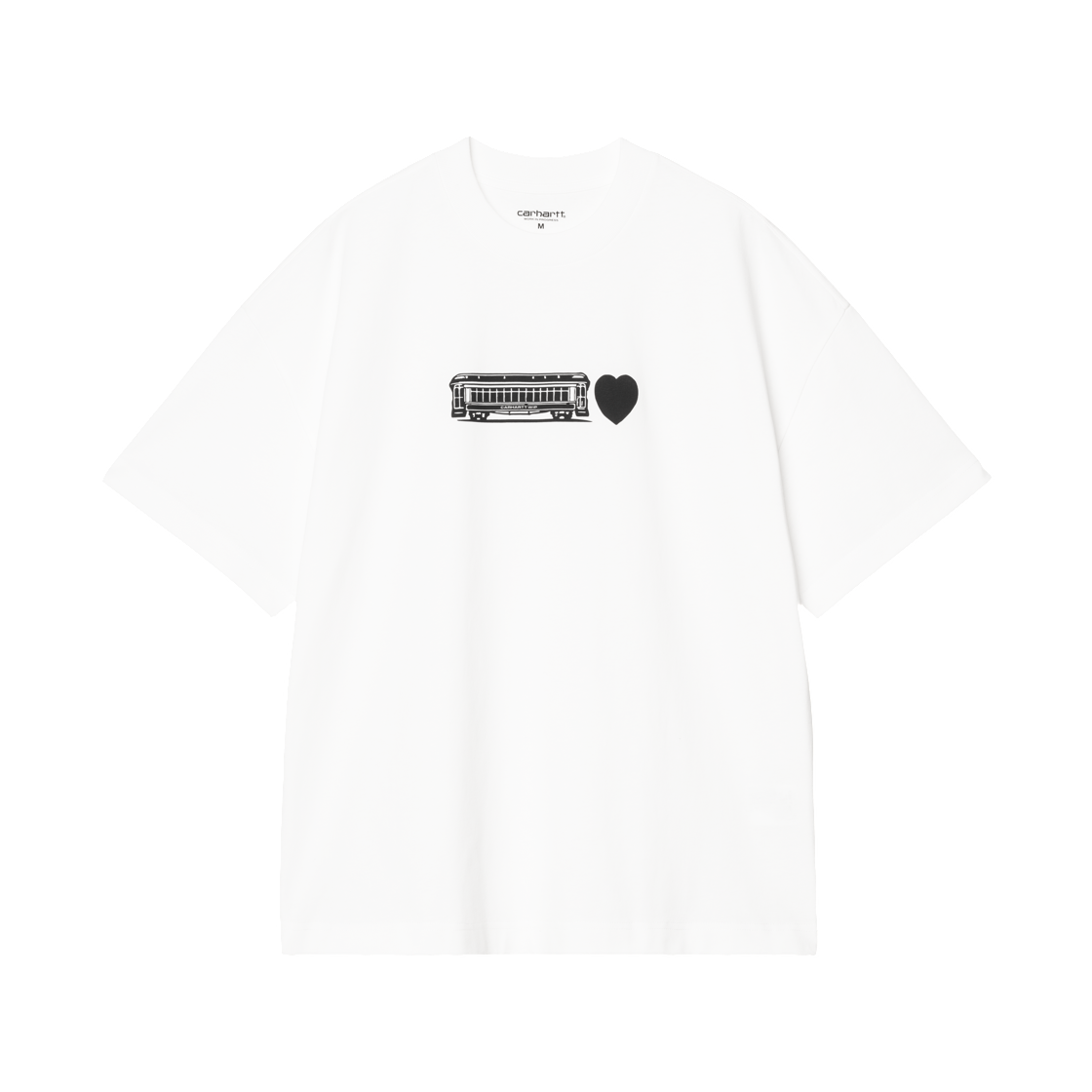 I036008-02-XX Carhartt WIP S/S Deconstructed Label T-Shirt White