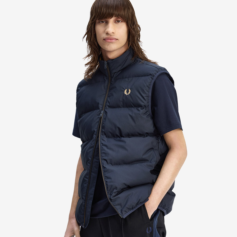 프레드 페리 인슐레이트 베스트 네이비(Fred Perry Insulated Vest Navy Snow White) - 3