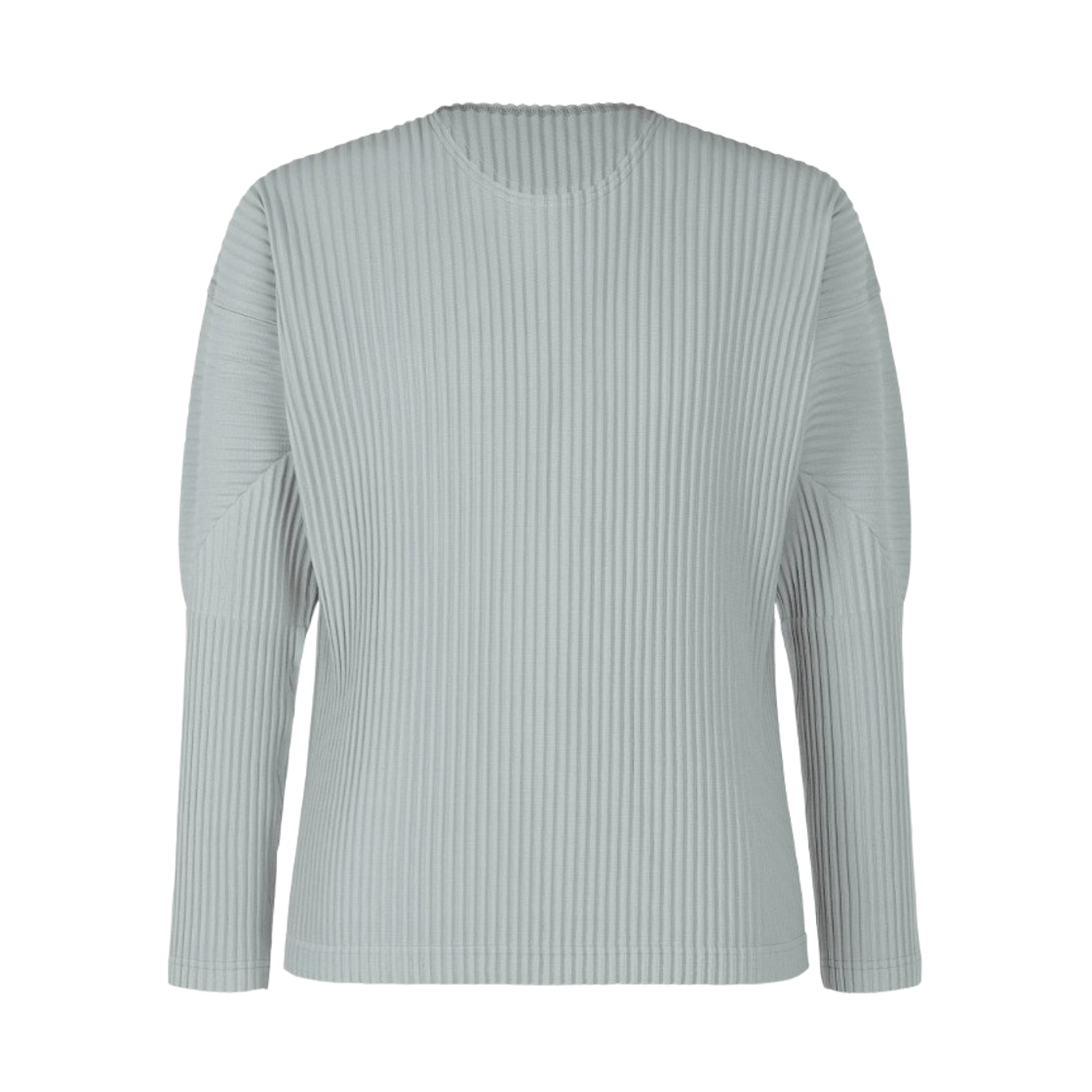 HP56-JK182-73 Homme Plisse Issey Miyake Color Pleats Top Grey Blue