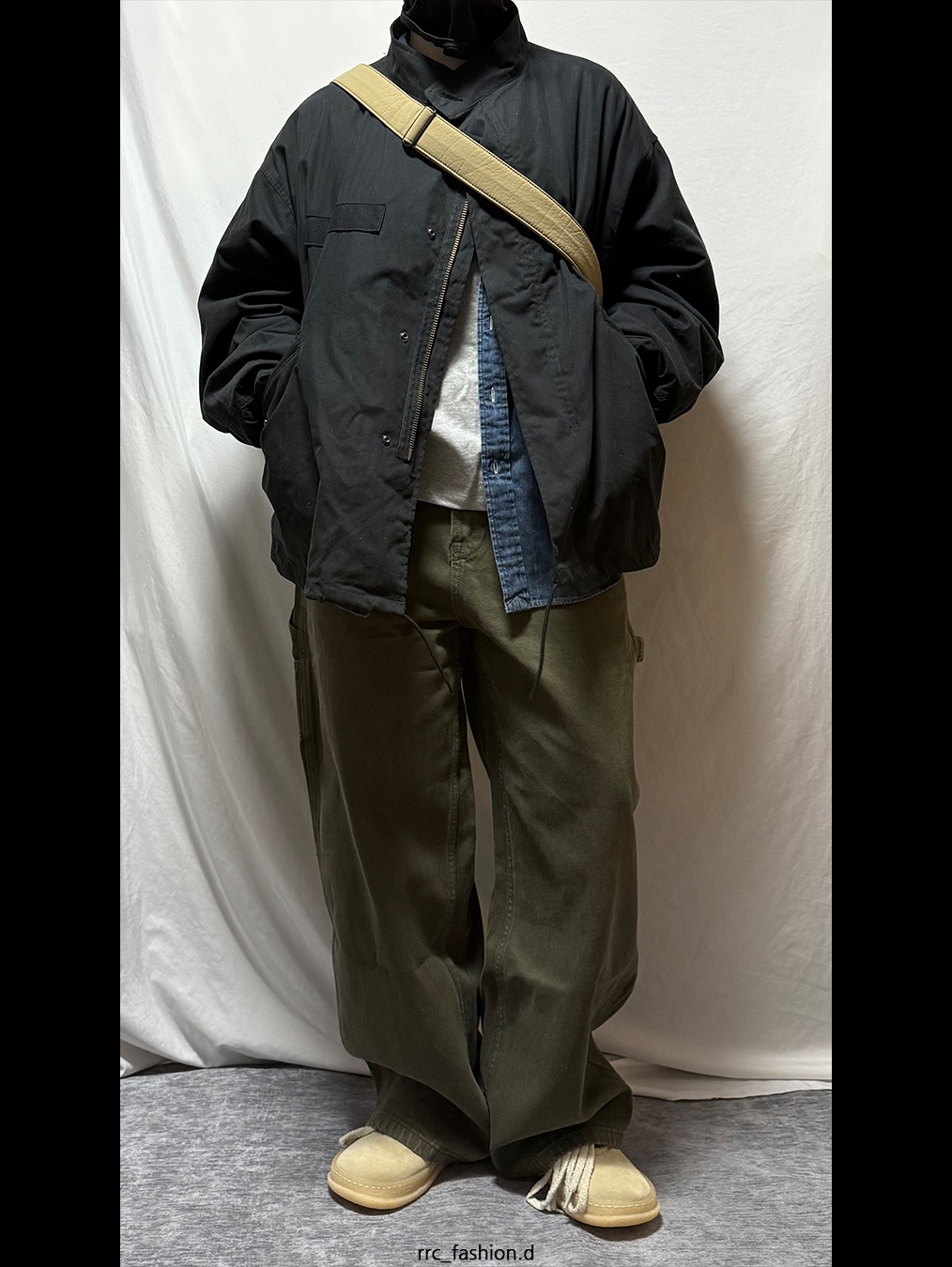Freak's Store M-65 Short Mods Coat Liner Set Black 착용 스타일 - 1