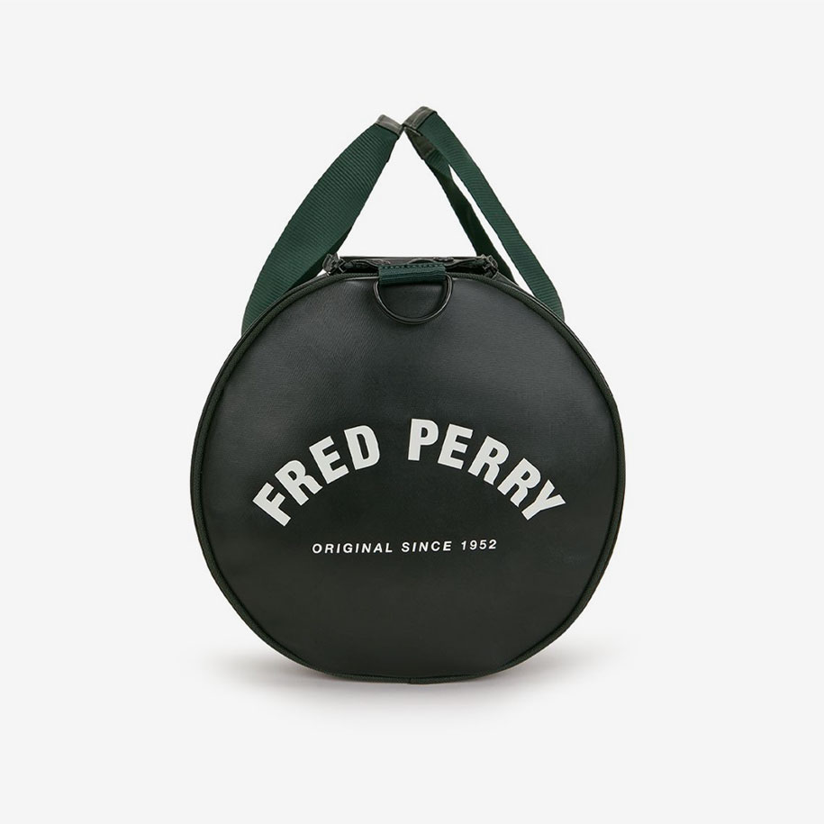 프레드 페리 토널 클래식 배럴 백 나이트그린(Fred Perry Tonal Classic Barrel Bag Night Green) - 6
