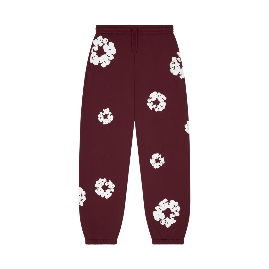 - Denim Tears Cotton Wreath Sweatpants Burgundy
