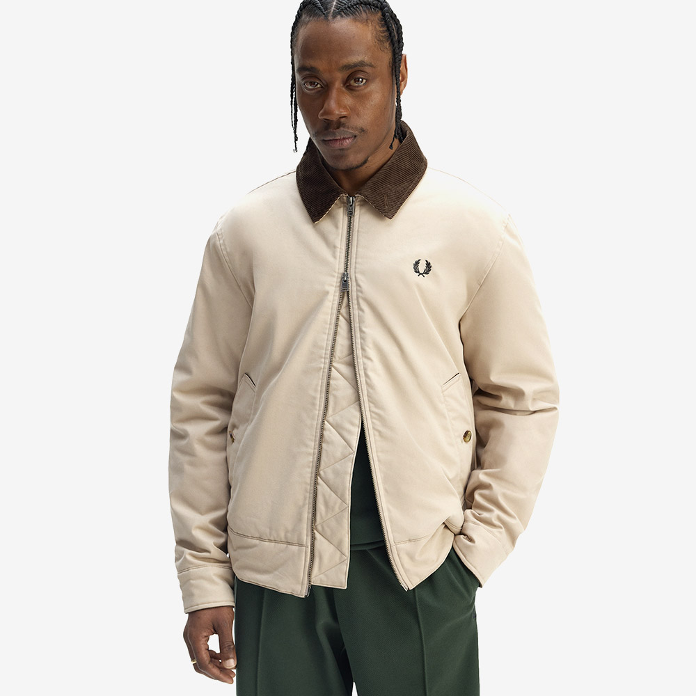 프레드 페리 투웨이 카반 재킷 웜 오트(Fred Perry The Caban Jacket Warm Oat) - 3