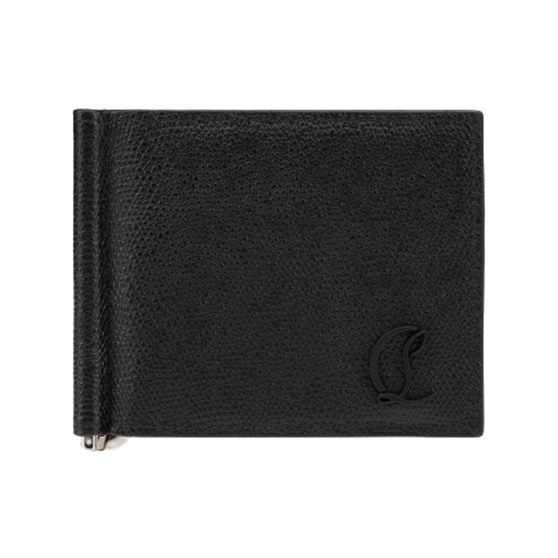 3255092BK01 Christian Louboutin Mooncrest Calf Alpin Leather Keycase Black