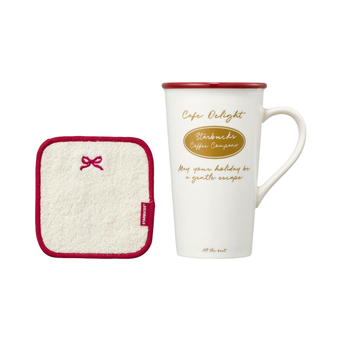 스타벅스 시크릿 딜라이트 아이보리 머그 코스터 473ml(Starbucks Secret Delight Ivory Mug Coaster 473ml)