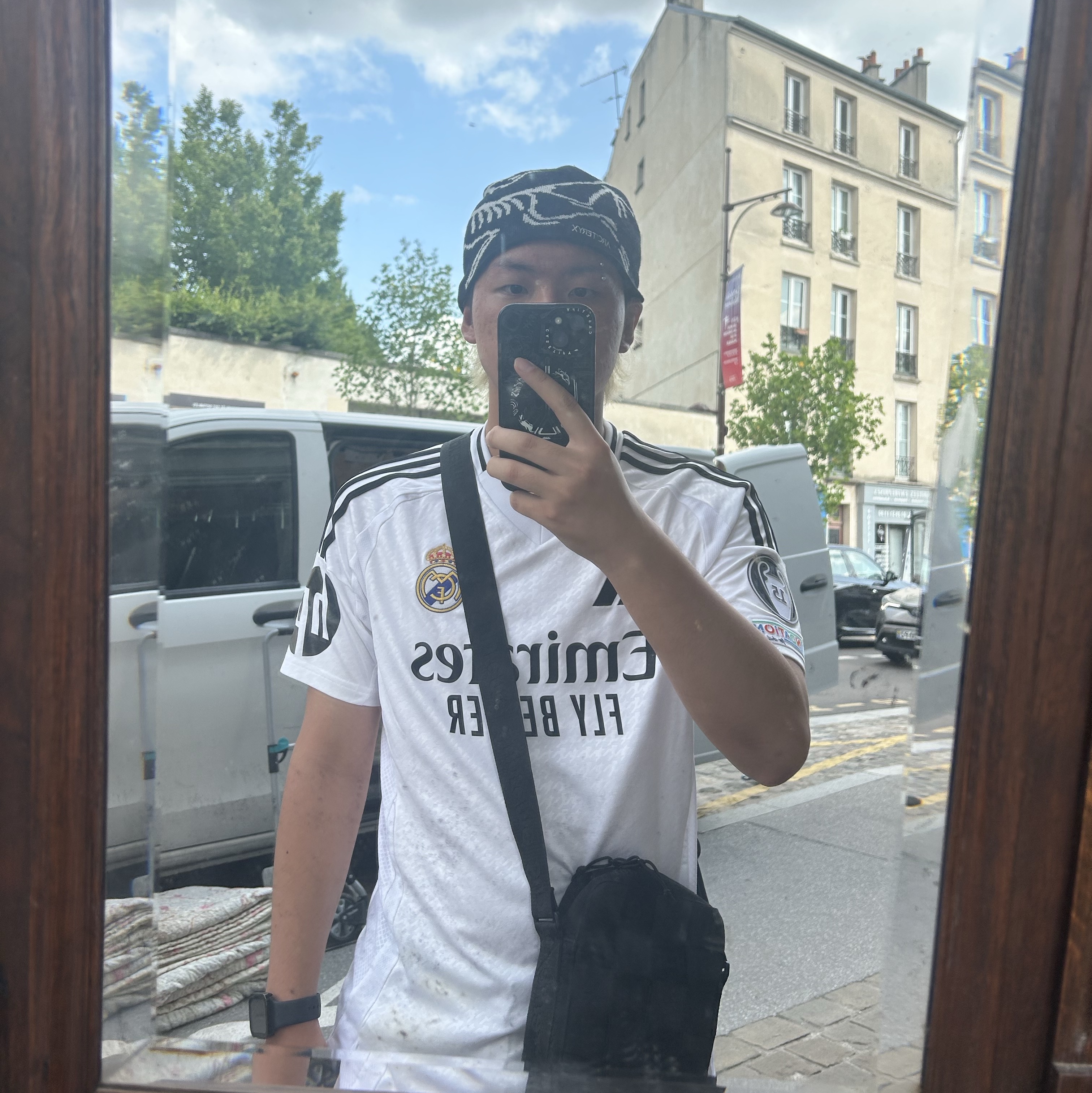 Adidas Real Madrid 2024/25 Home Jersey White - KR Sizing (Non Marking Ver.), Nike Air Force 1 '07 WB Flax 착용 스타일 - 9