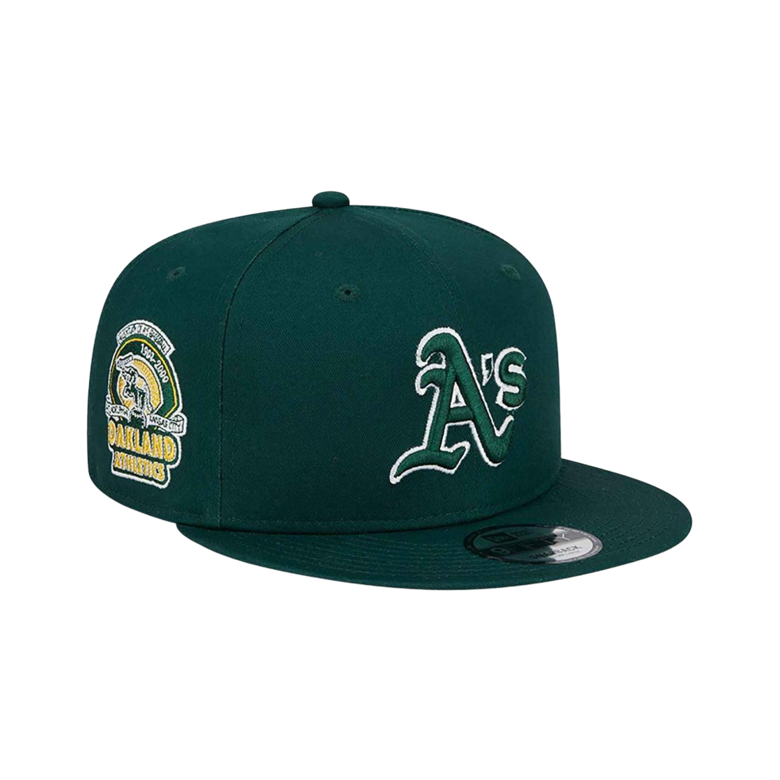 뉴에라 오클랜드 애슬레틱스 9피프티 사이드 패치 스냅백 그린(New Era Oakland Athletics 9Fifty Side Patch Snapback Green) - 1