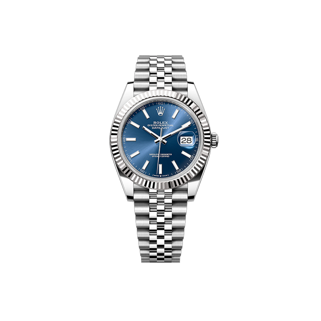 IT37EJPIFUTC Rolex Datejust 41 - 126334 Blue Bar Jubilee No. 6942