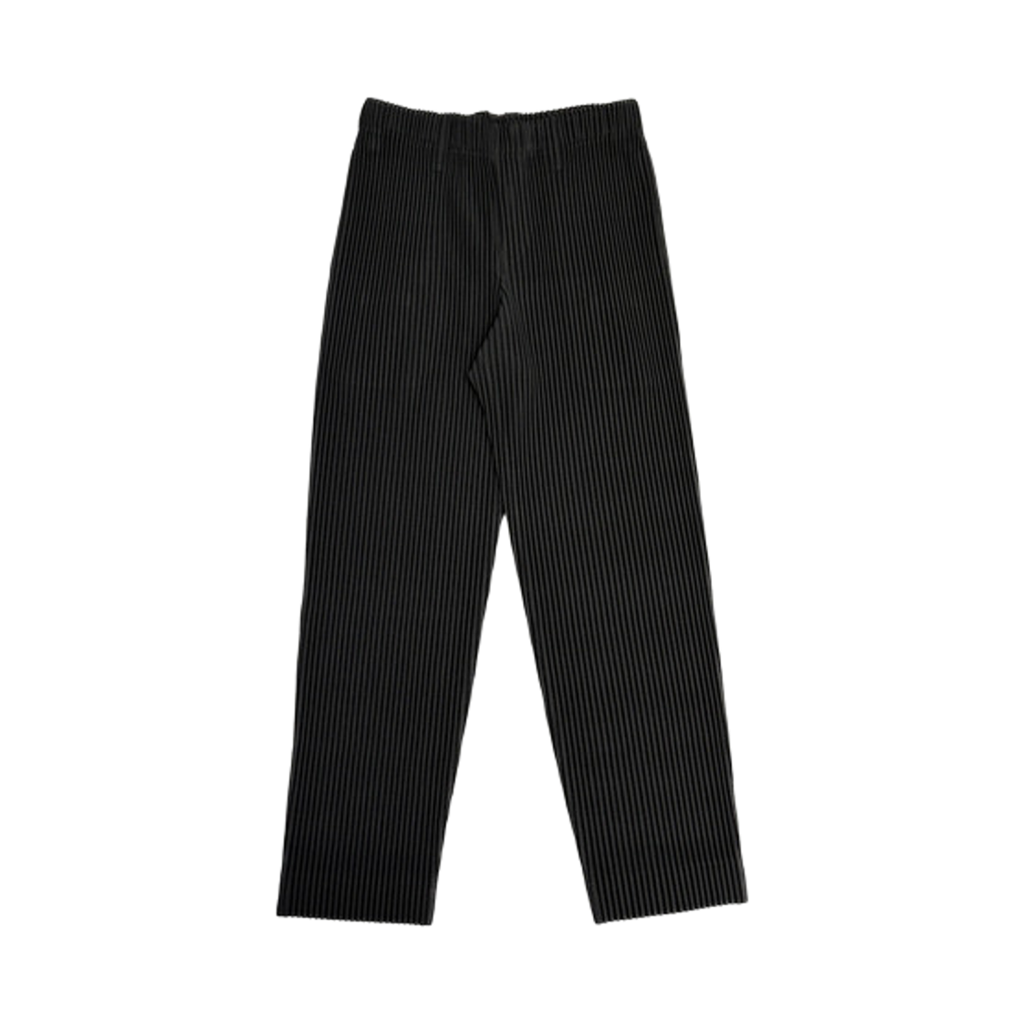 HP58-JF550-15 Homme Plisse Issey Miyake Basic Pleated Trousers Black