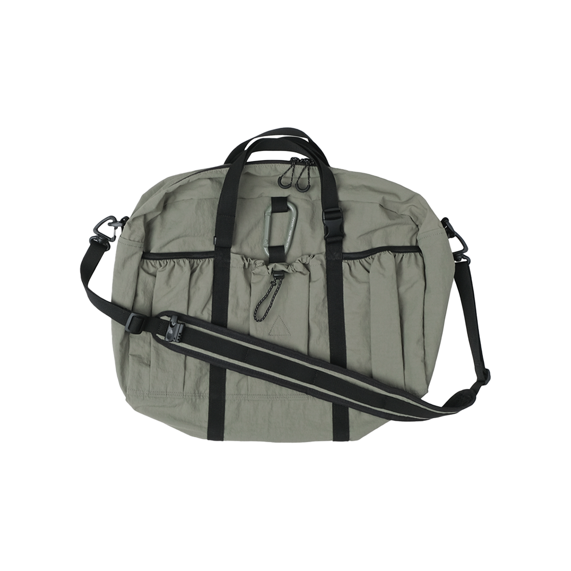 B-101 mmogarden mmo Boston Bag 075 Nylon Slub Soft Khaki