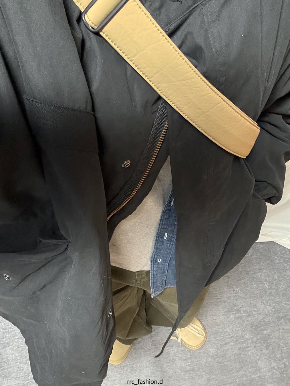 Freak's Store M-65 Short Mods Coat Liner Set Black 착용 스타일 - 4