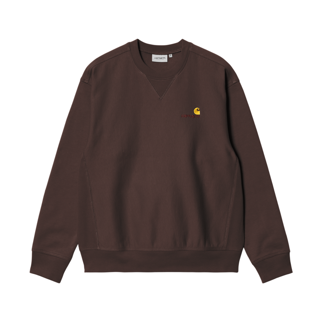 I025475-33H-XX Carhartt WIP American Script Sweatshirt Palisander