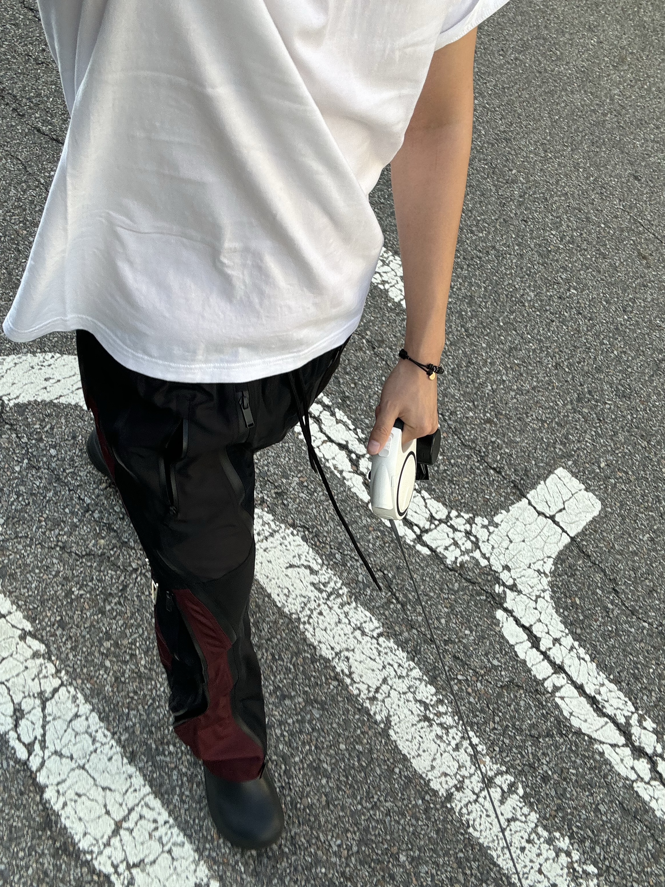 Undermycar Phan Mark 2 Multi Zip Nylon Mesh Pants Garnet - 22SS 착용 스타일