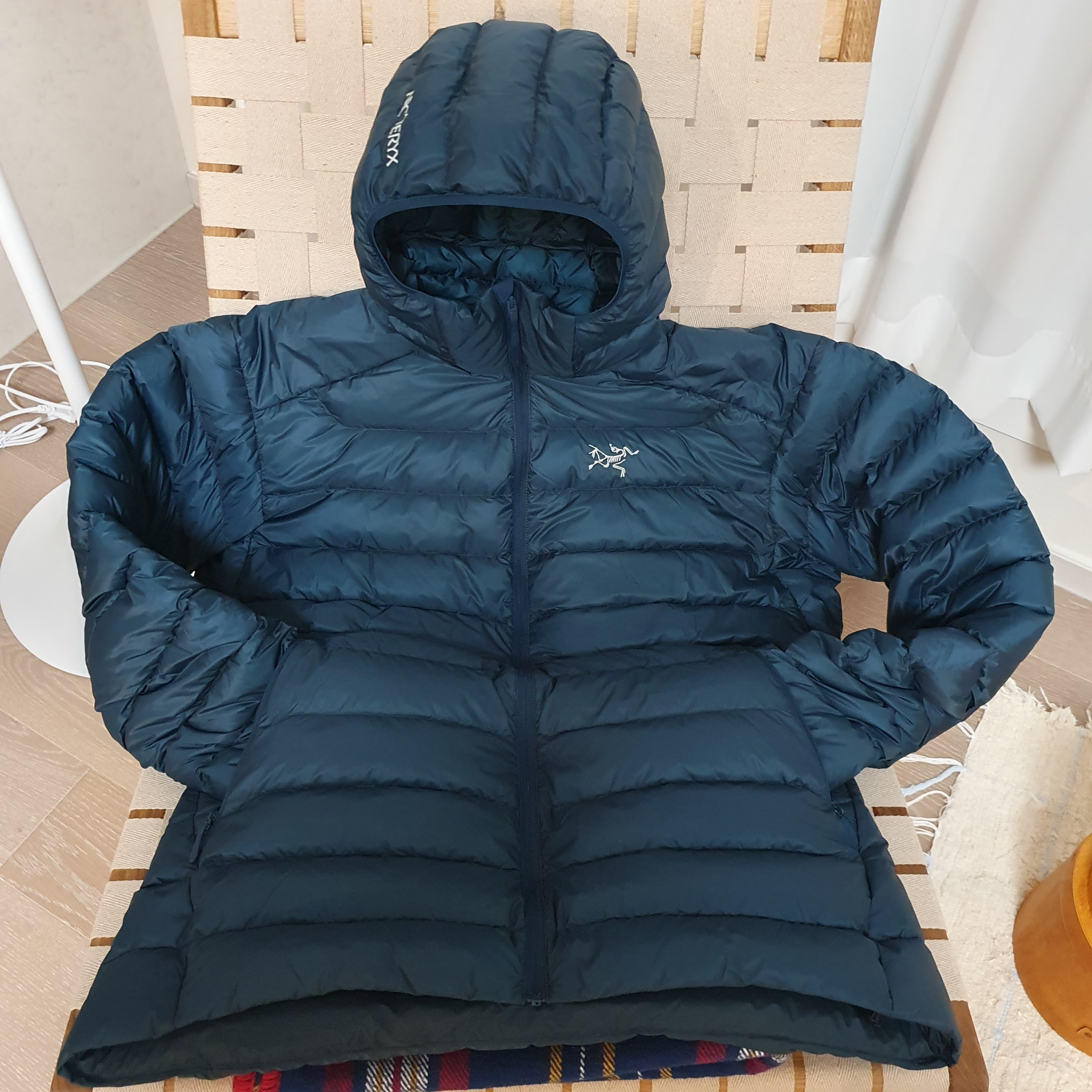 Arc'teryx Cerium Hoody Nightscape 착용 스타일