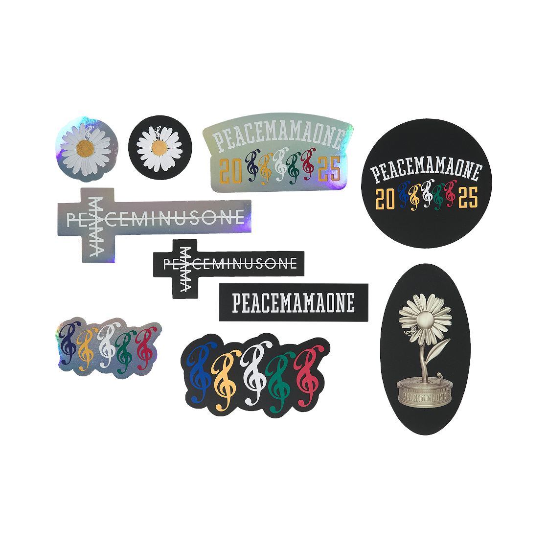 피스마이너스원 x 2025 마마 어워즈 피스마마원 스티커 세트(Peaceminusone x 2025 MAMA Awards Peacemamaone Sticker Set)