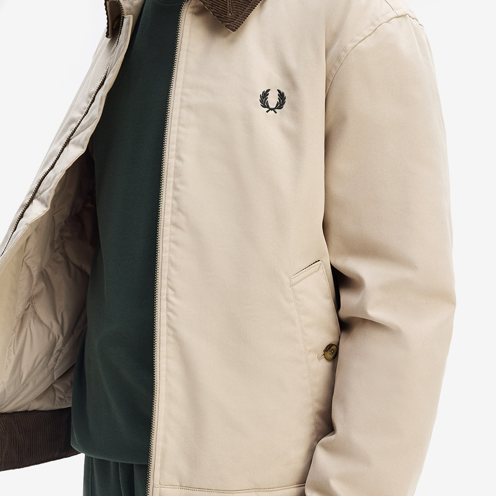 프레드 페리 투웨이 카반 재킷 웜 오트(Fred Perry The Caban Jacket Warm Oat) - 4