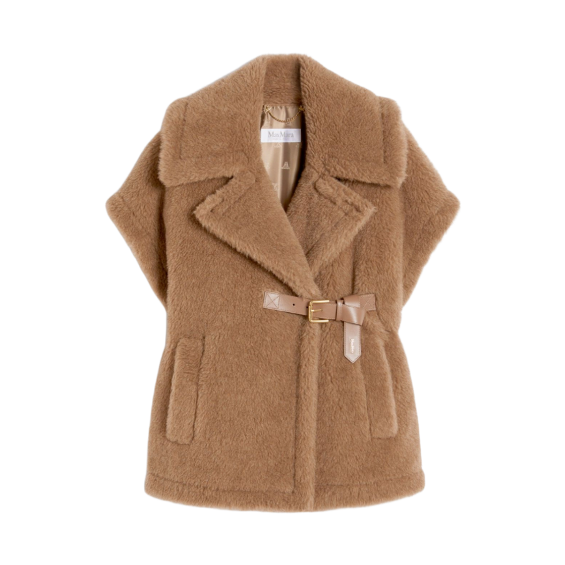 NEWABAVO-005 (W) Max Mara Newabavo Teddy Cape Bronze