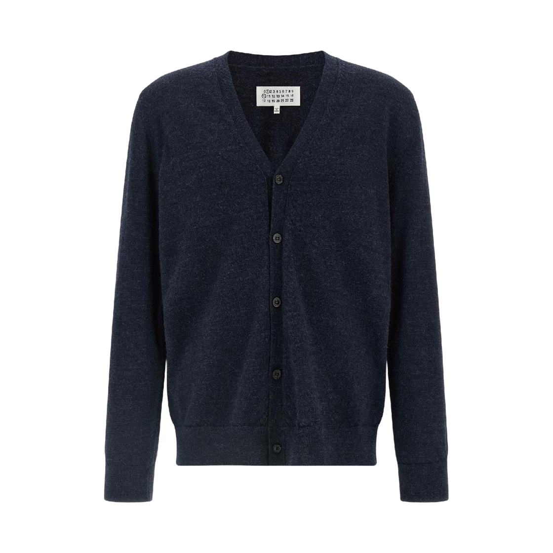 S50HP0027M13098511M Maison Margiela Elbow Patch Cardigan Navy