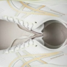 Asics Gel-Kayano 32 White Orange Glow - 4E Extra Wide 착용 스타일