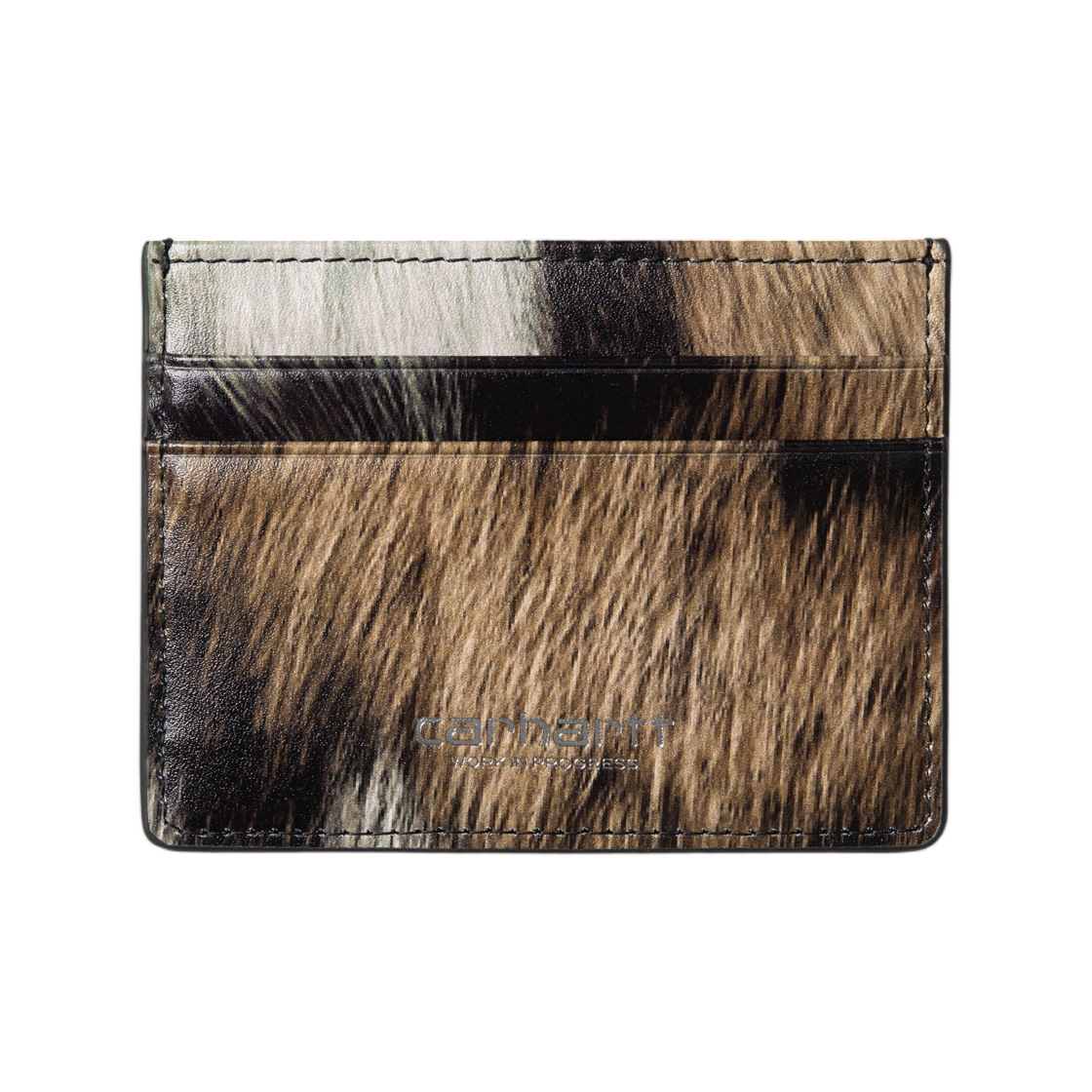 I033109-3BY-XX Carhartt WIP Vegas Cardholder Wild Dog Silver