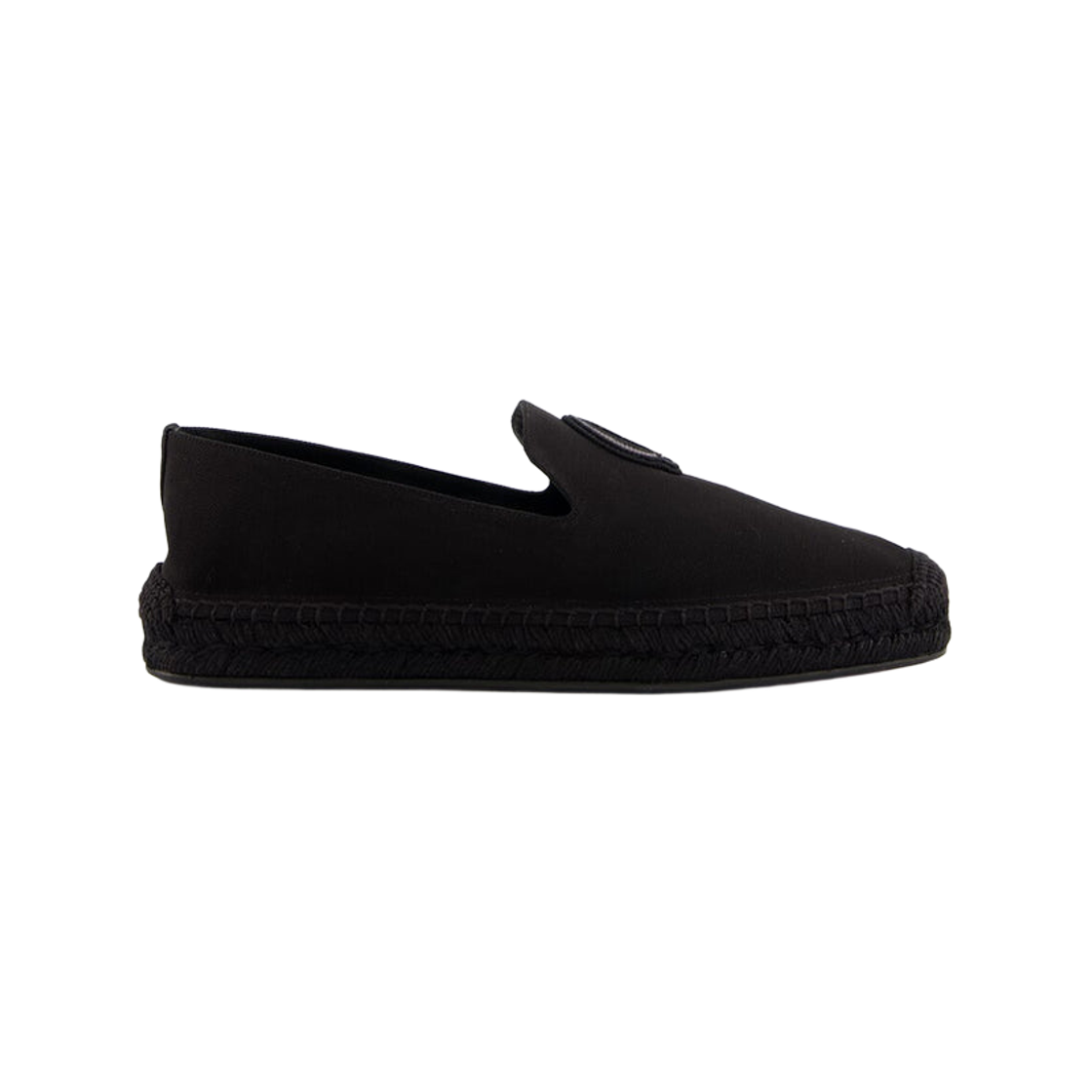 3250235BK01 Christian Louboutin Nanou Mooncrest Espadrilles Black