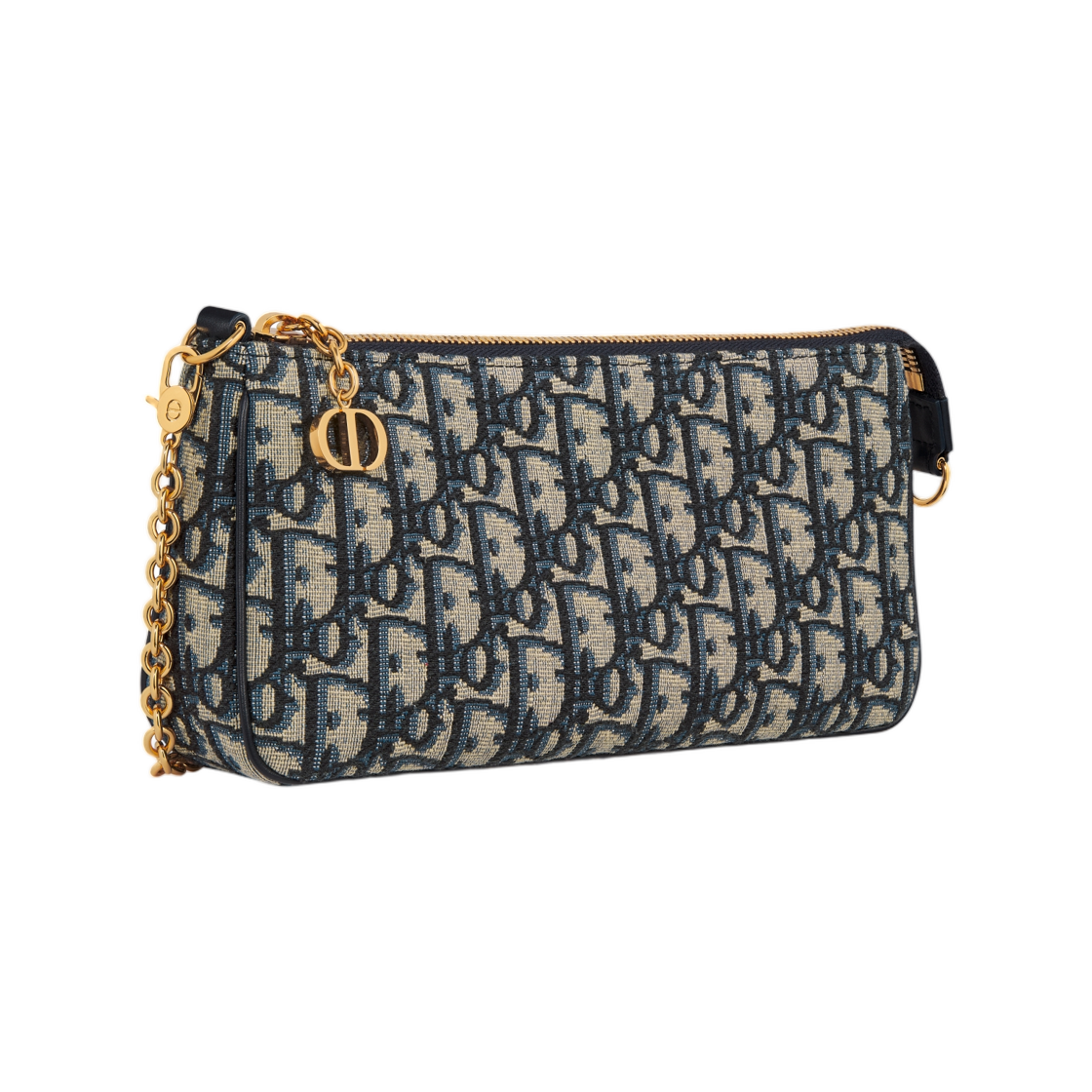 디올 30 몽테인 체인 파우치 디올 오블리크 자카드 블루(Dior 30 Montaigne Chain Pouch Dior Oblique Jacquard Blue) - 2