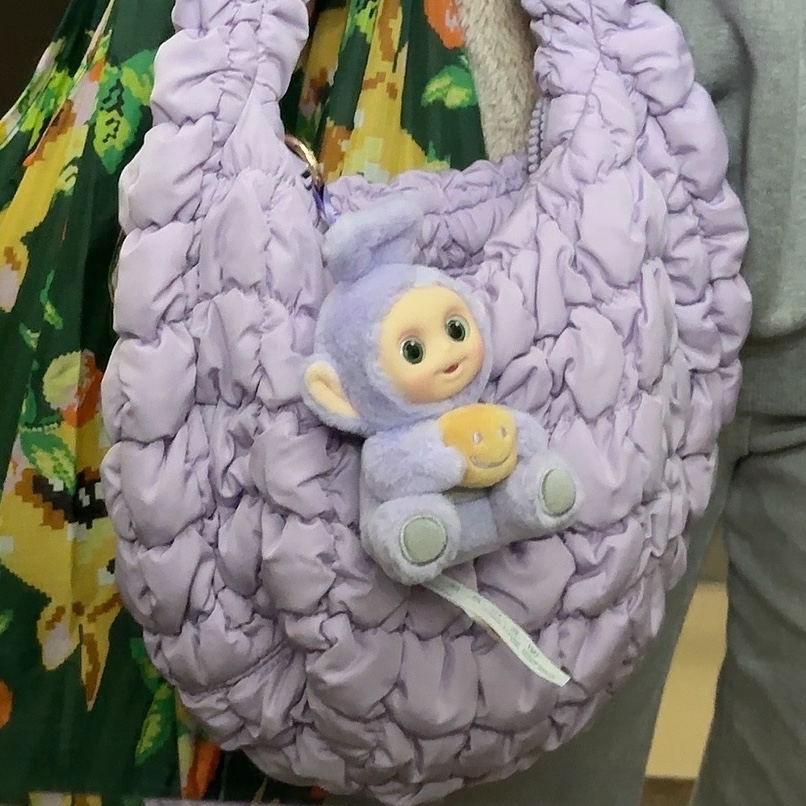 Pop Mart Teletubbies Say Hello Series Figures Sealed Case Tinky Winky’S Mochi Toast (Opened Case), COS Quilted Mini Bag Purple 착용 스타일