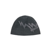 [KREAM 단독] NOMANUAL x LOOPY Hotfix Striped Beanie Black