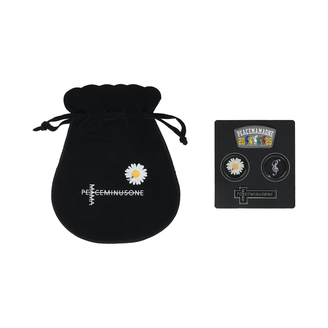 피스마이너스원 x 2025 마마 어워즈 피스마마원 뱃지 세트(Peaceminusone x 2025 MAMA Awards Peacemamaone Badge Set)