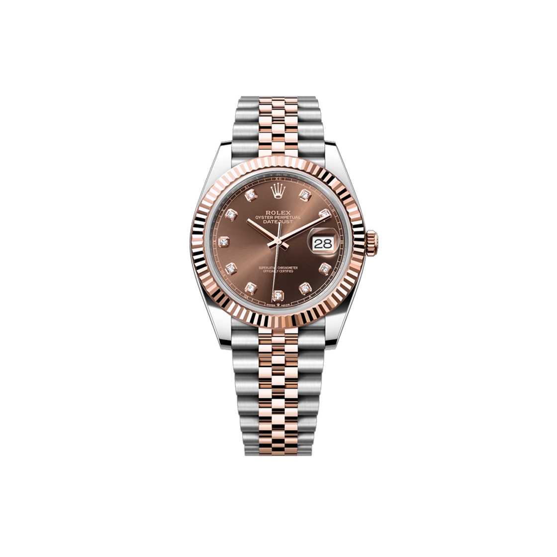 ITRHQR9A2PUD Rolex Datejust 41 - 126331 Chocolate 10P Jubilee No. 6944