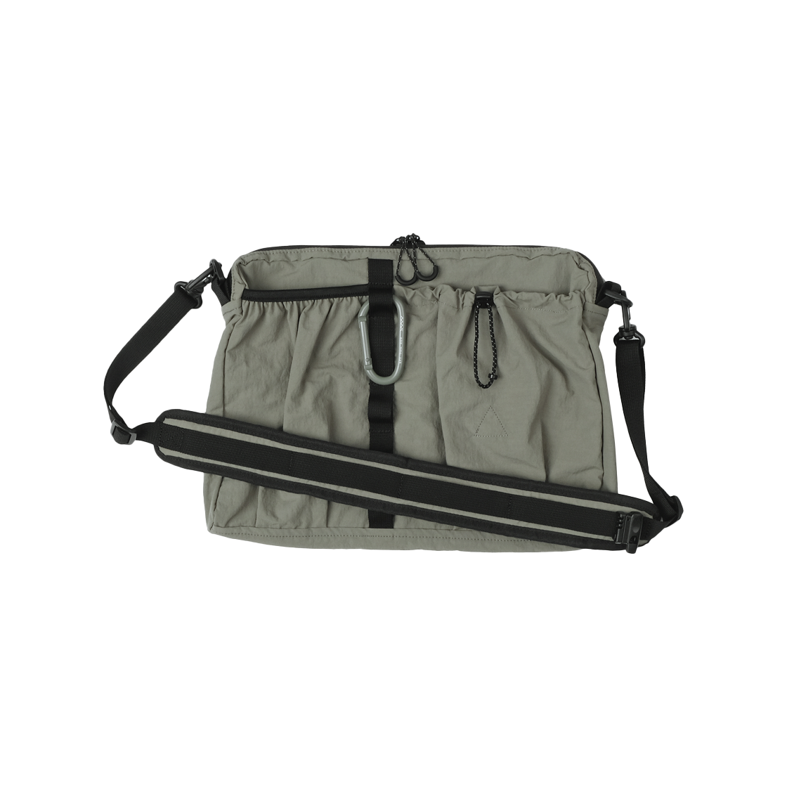 B-104 mmogarden mmo Cross Bag Nylon Slub Soft Khaki