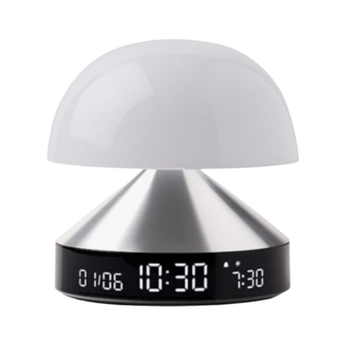 렉슨 미나 선라이즈 램프 알람 시계 실버(Lexon Mina Sunrise Lamp Alarm Clock Silver)