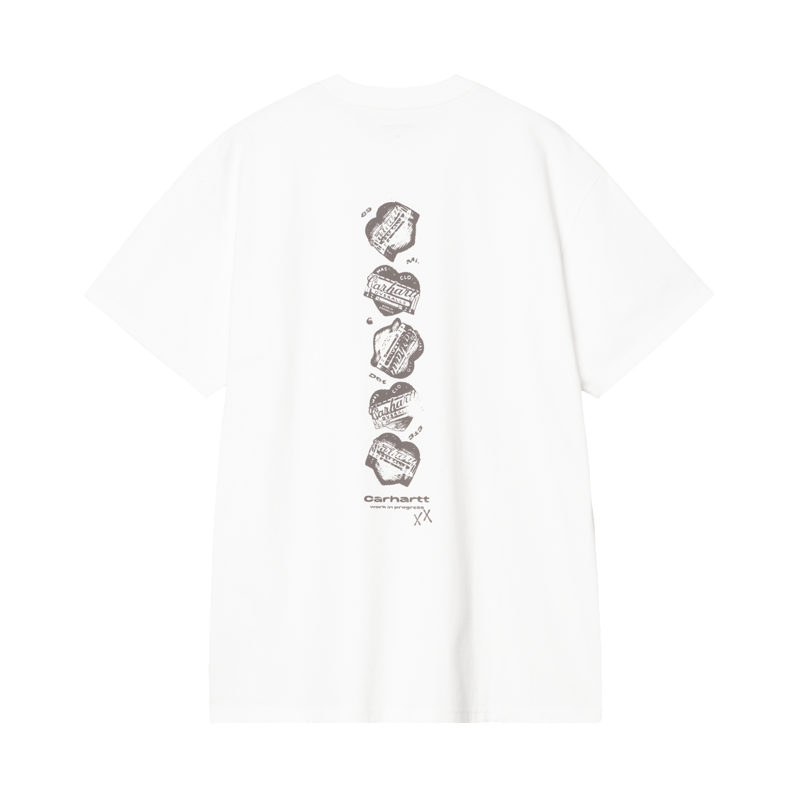 칼하트 WIP 숏슬리브 가블 티셔츠 화이트(Carhartt WIP S/S Garble T-Shirt White) - 2