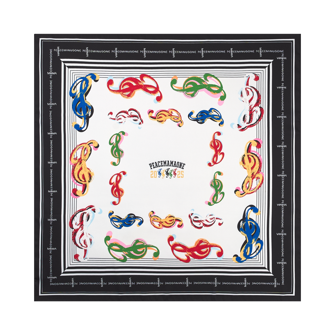 피스마이너스원 x 2025 마마 어워즈 피스마마원 스카프(Peaceminusone x 2025 MAMA Awards Peacemamaone Scarf)