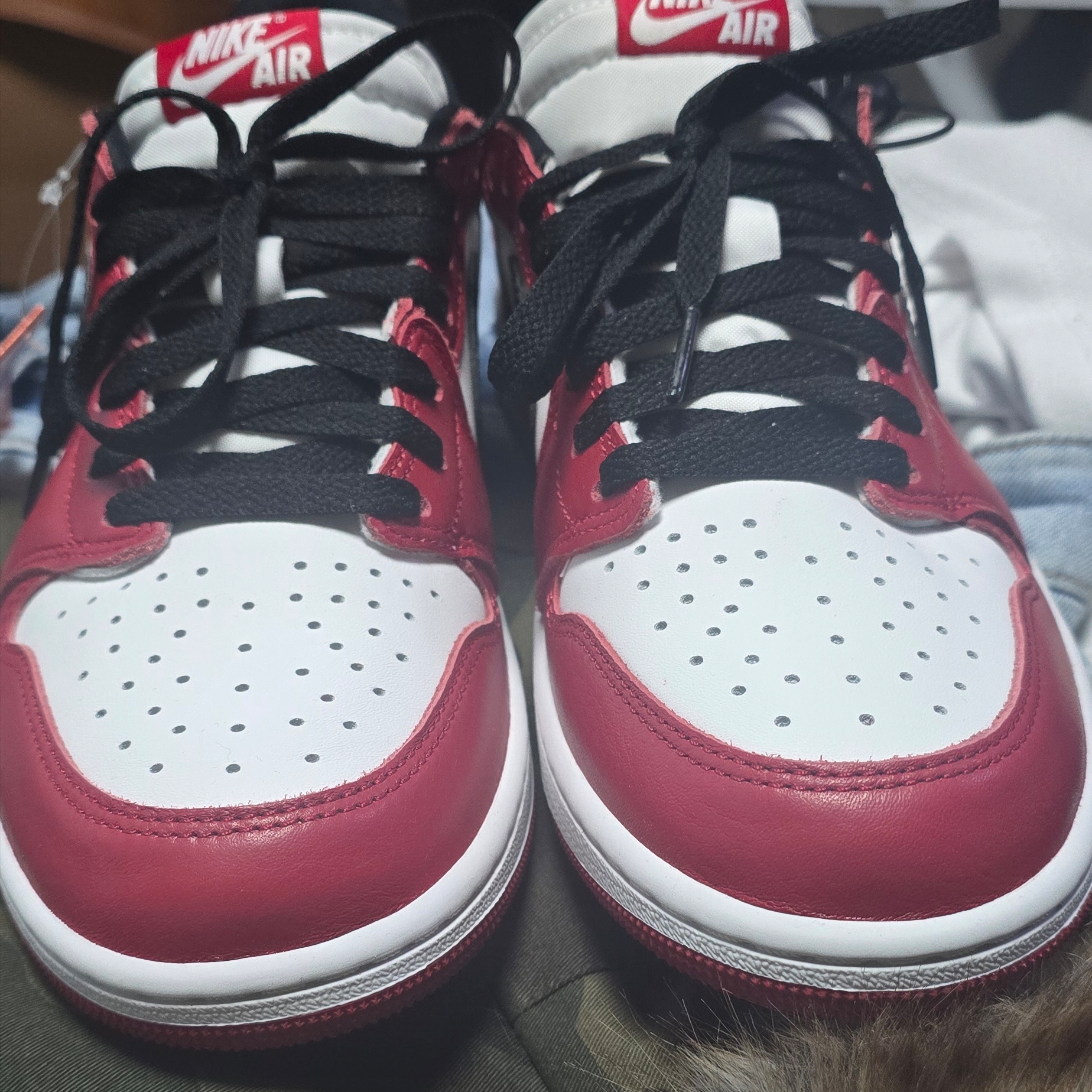 Jordan 1 Retro Low OG Chicago 착용 스타일