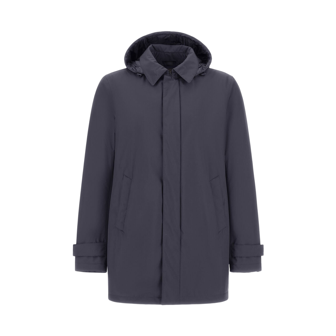 PI001242U-12840-9201 Herno Long Parka in 2 Layer Windstopper Blue