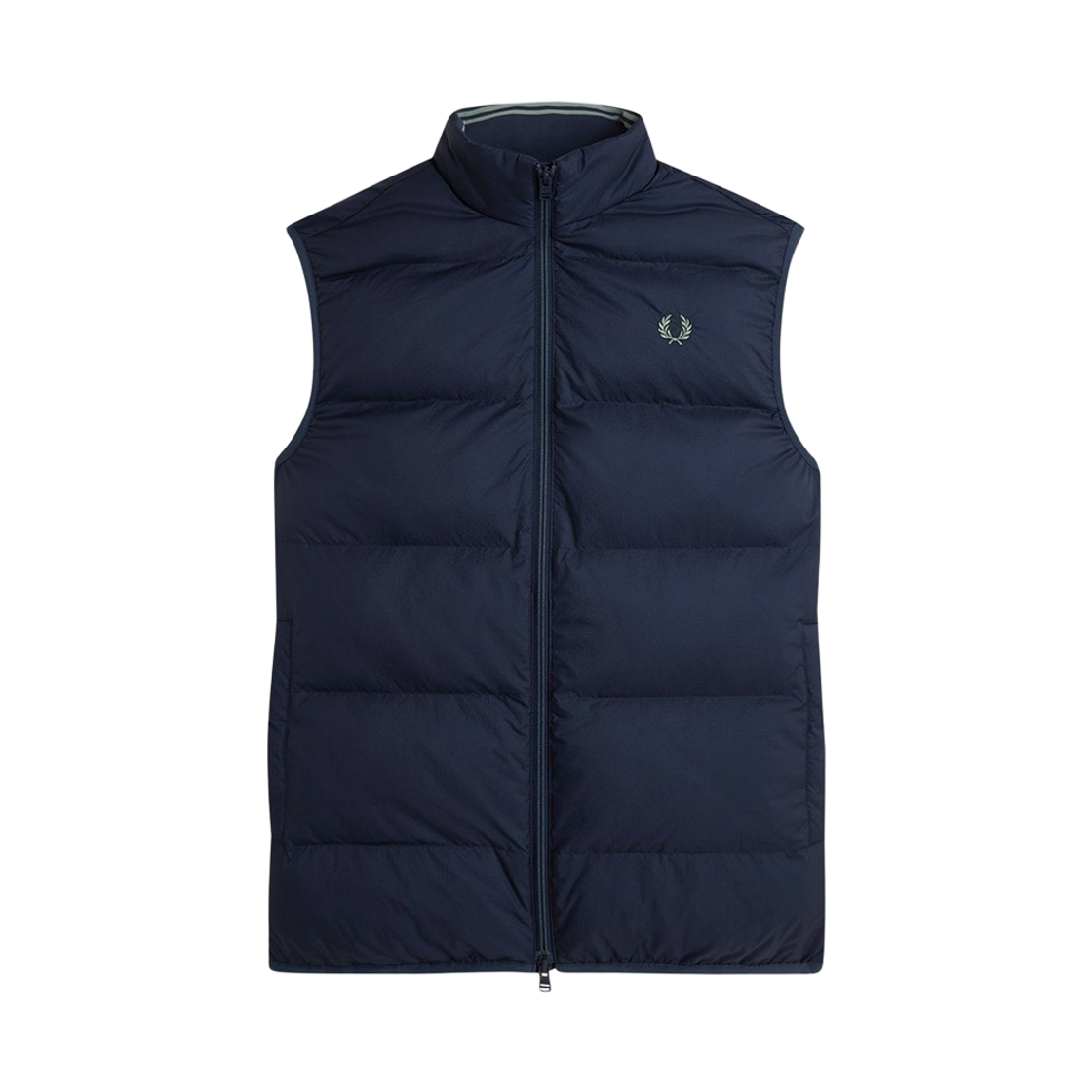 AFPM2538522-738 Fred Perry Insulated Vest Dark Airforce