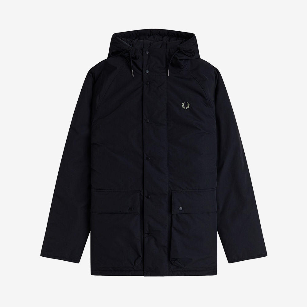 프레드 페리 패디드 집 스루 재킷 블랙(Fred Perry Padded Zip Through Jacket Black) - 6