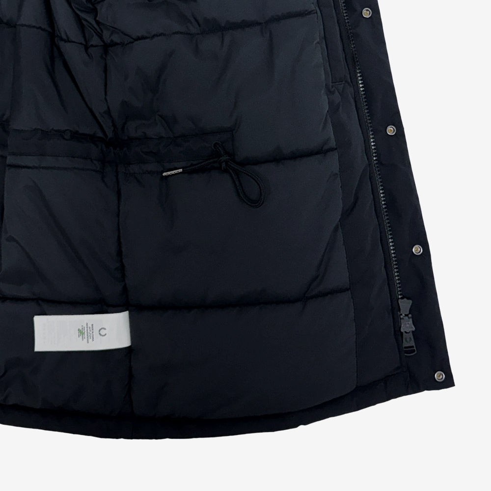 프레드 페리 패디드 집 스루 재킷 블랙(Fred Perry Padded Zip Through Jacket Black) - 5