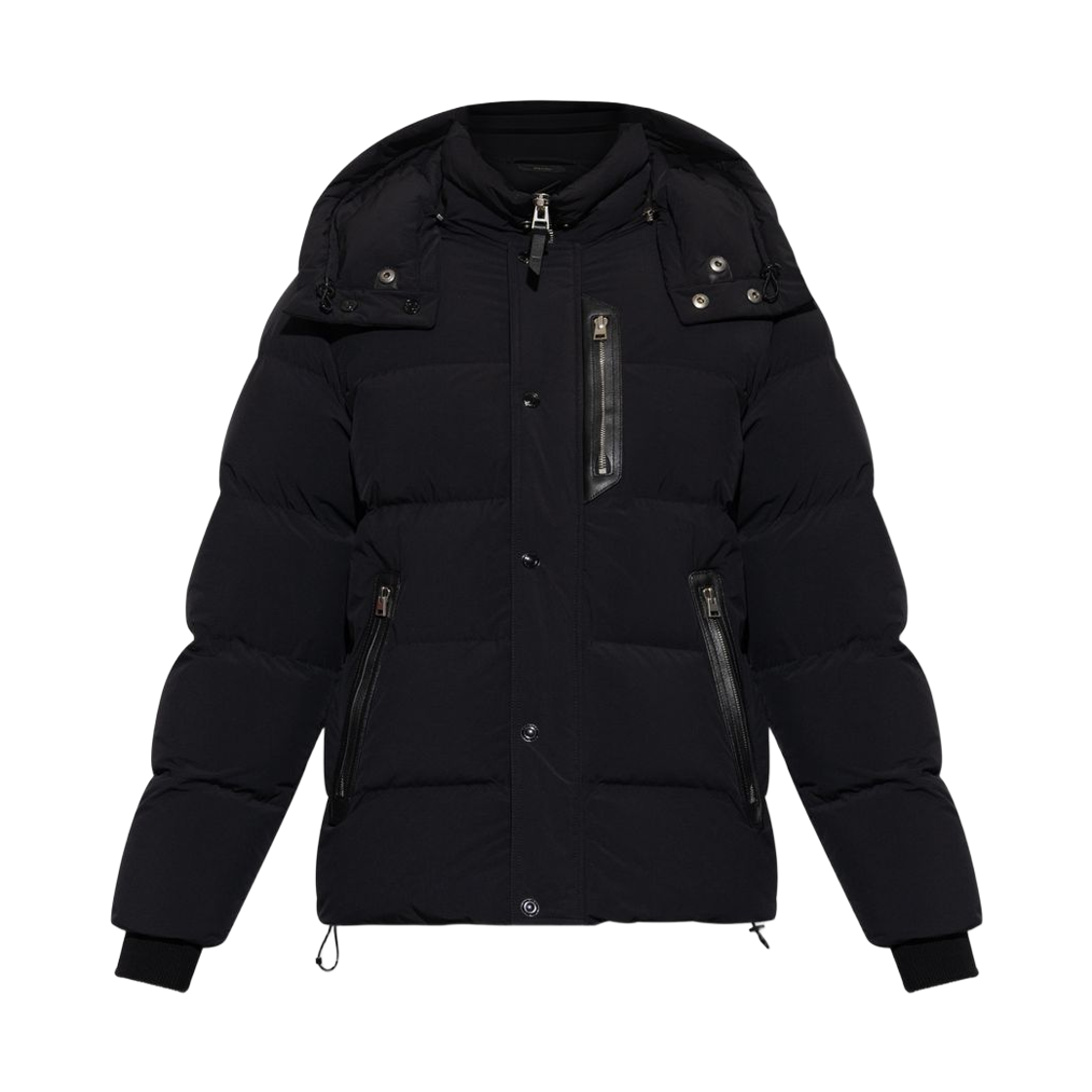 OJD005-FMP019-LB999 Tom Ford Wool Cashmere Down Jacket Black